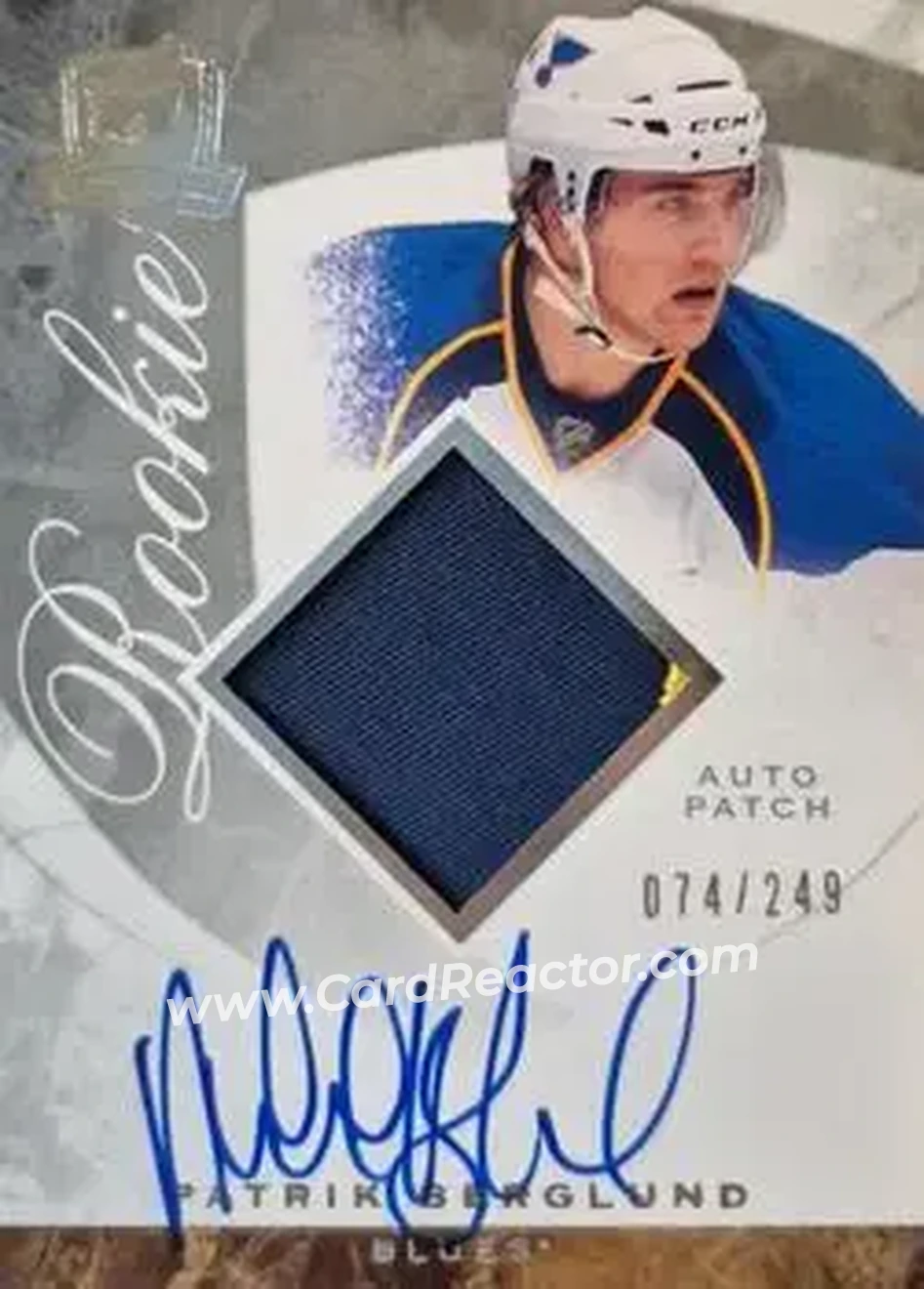 2008-09 Upper Deck The Cup #136 - Patrik Berglund - St. Louis Blues - Front 2008-09 Upper Deck The Cup #136 - Patrik Berglund - St. Louis Blues - Front