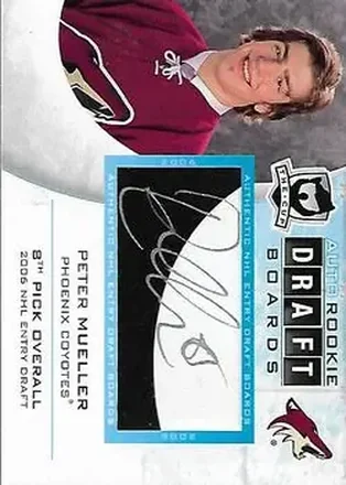 2008-09 Upper Deck The Cup - Auto Draft Boards #DB-PM - Peter Mueller - Phoenix Coyotes