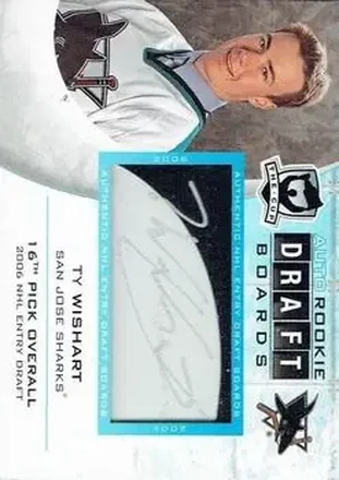 2008-09 Upper Deck The Cup - Auto Draft Boards #DB-TW - Ty Wishart - San Jose Sharks