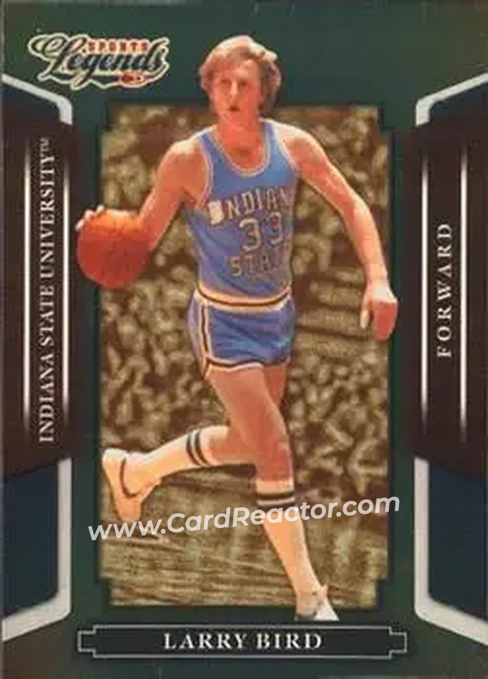 2008 Donruss Sports Legends #3 - Larry Bird - Indiana State Sycamores - Front