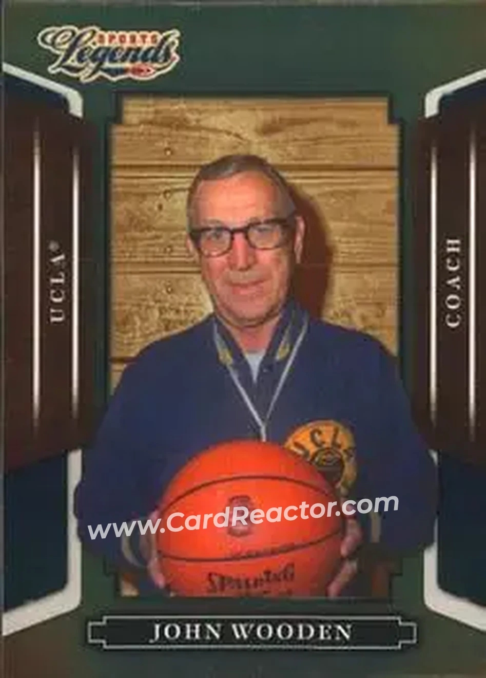 2008 Donruss Sports Legends #12 - John Wooden - UCLA Bruins - Front