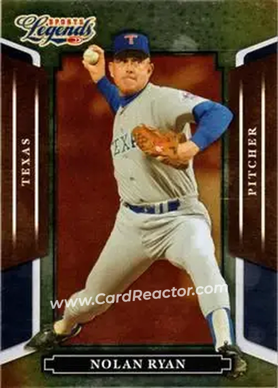 2008 Donruss Sports Legends #15 - Nolan Ryan - Texas Rangers - Front