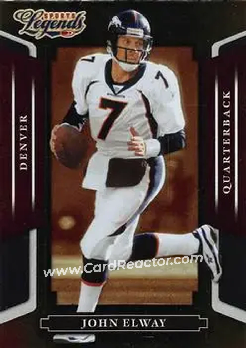 2008 Donruss Sports Legends #16 - John Elway - Denver Broncos - Front