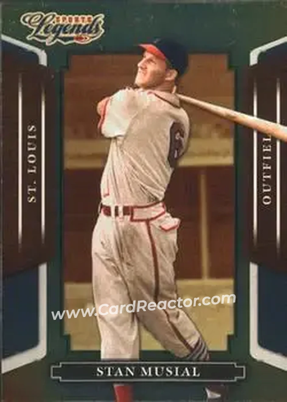 2008 Donruss Sports Legends #20 - Stan Musial - St. Louis Cardinals - Front