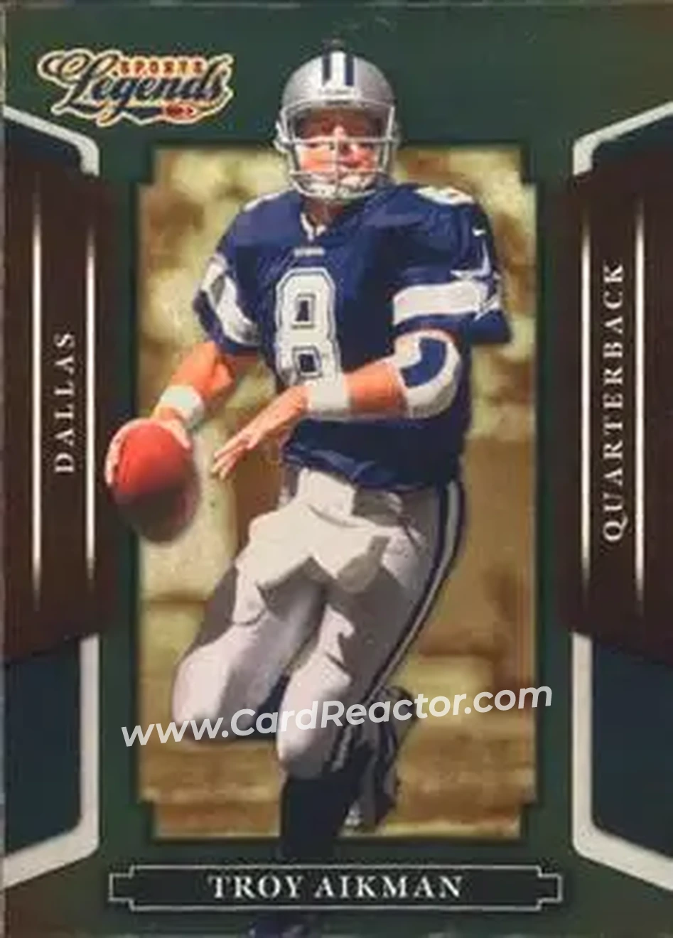 2008 Donruss Sports Legends #21 - Troy Aikman - Dallas Cowboys - Front