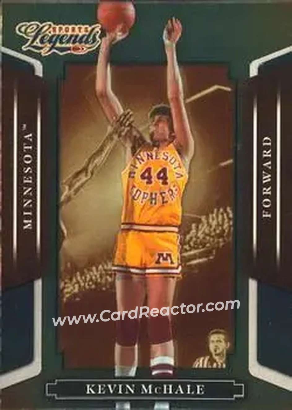 2008 Donruss Sports Legends #25 - Kevin McHale - Minnesota Golden Gophers - Front