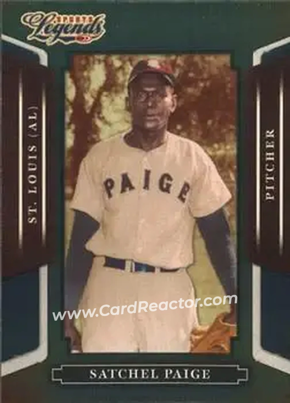 2008 Donruss Sports Legends #30 - Satchel Paige - St. Louis Browns - Front