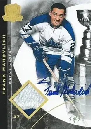 2008-09 Upper Deck The Cup - Black Patches #48 - Frank Mahovlich - Toronto Maple Leafs