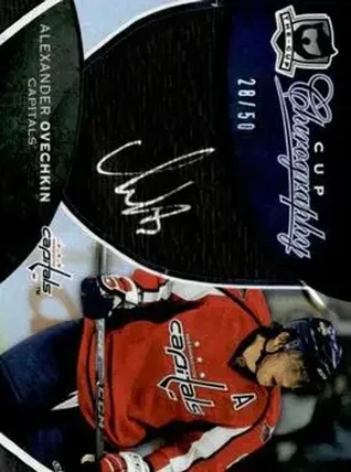 2008-09 Upper Deck The Cup - Cup Chirography #CC-AO - Alex Ovechkin - Washington Capitals