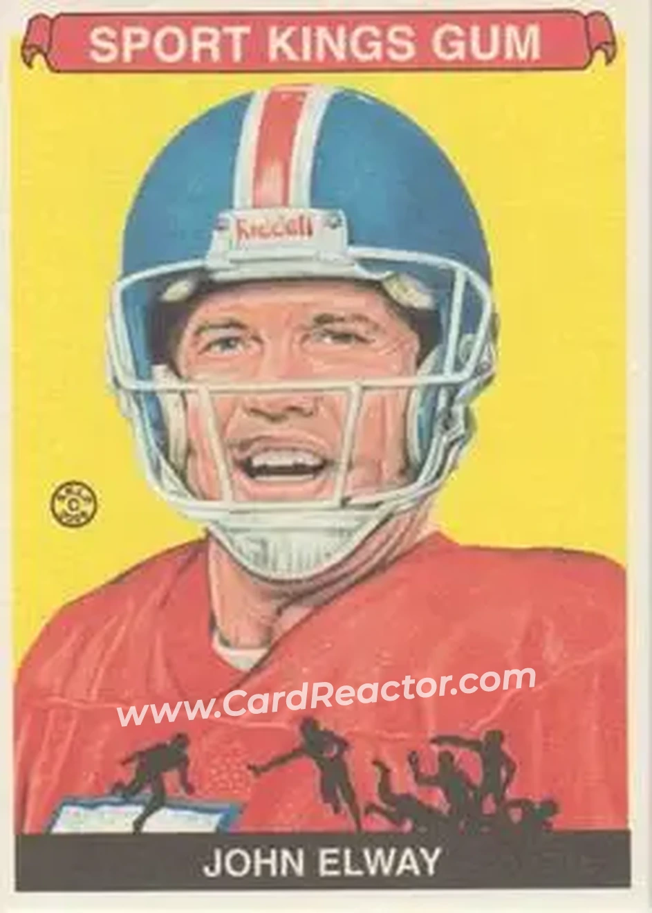 2008 Sportkings Series B #58 - John Elway - Denver Broncos - Front
