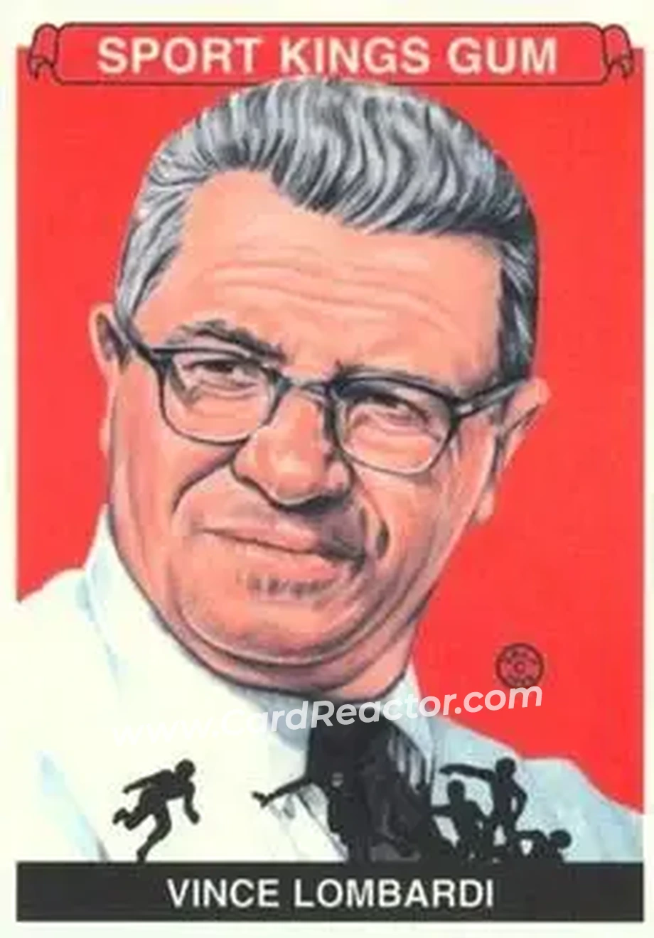 2008 Sportkings Series B #66 - Vince Lombardi - Front