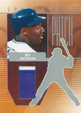 2008 Sportkings Series B - Patch Silver #P-03 - Bo Jackson - Kansas City Royals