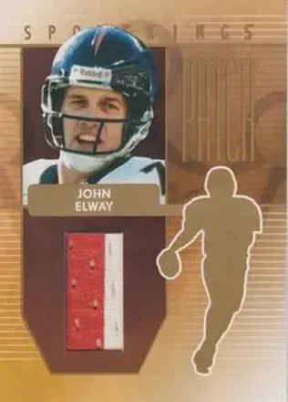 2008 Sportkings Series B - Patch Gold #P-14 - John Elway - Denver Broncos