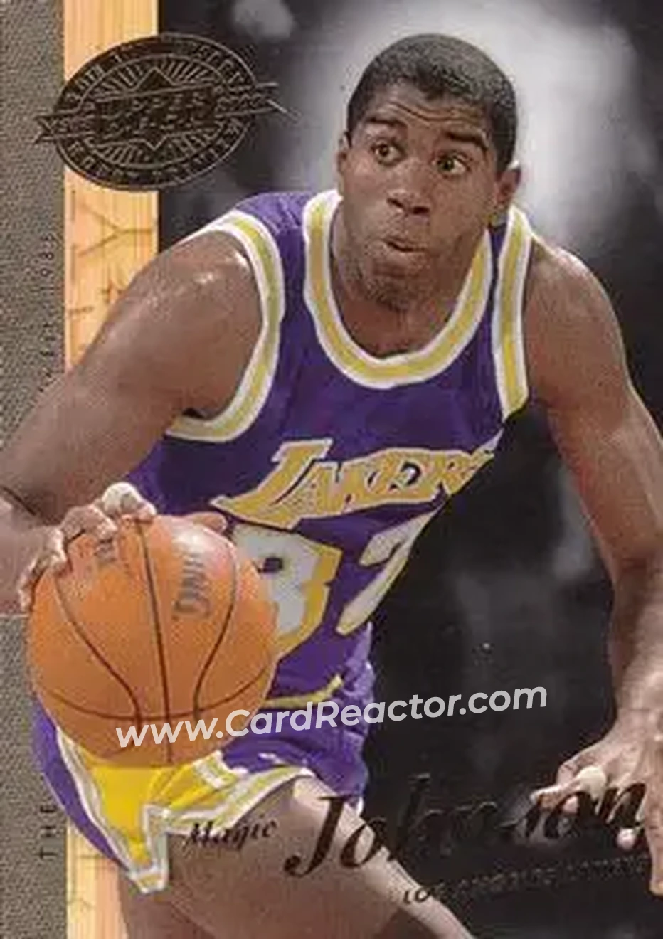 2008 Upper Deck 20th Anniversary #UD-7 - Magic Johnson - Los Angeles Lakers - Front