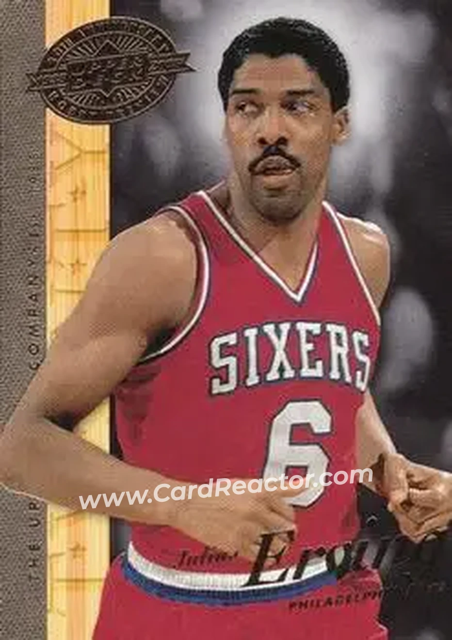2008 Upper Deck 20th Anniversary #UD-8 - Julius Erving - Philadelphia 76ers - Front