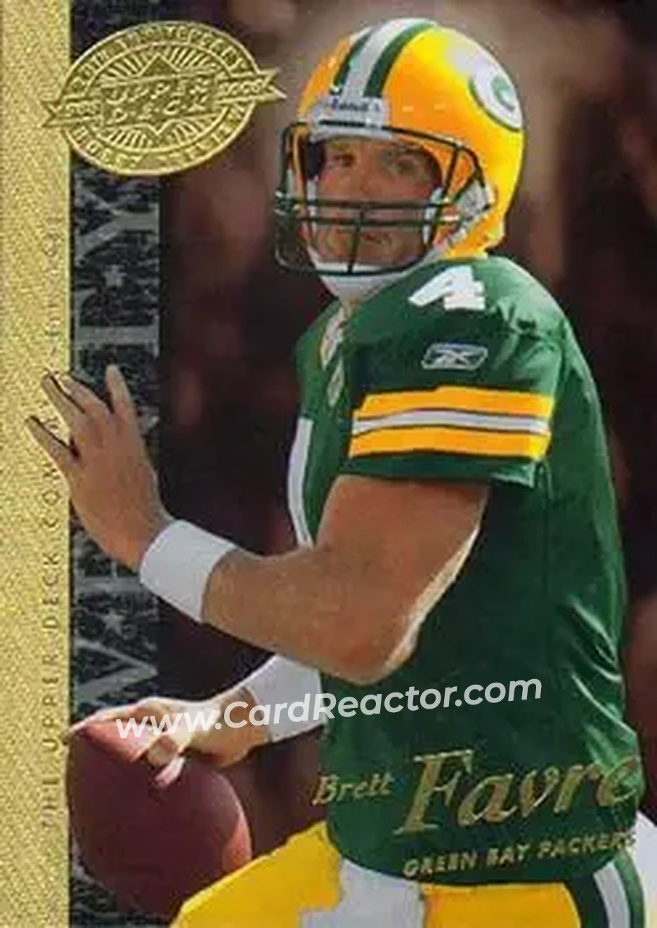 2008 Upper Deck 20th Anniversary #UD-17 - Brett Favre - Green Bay Packers - Front