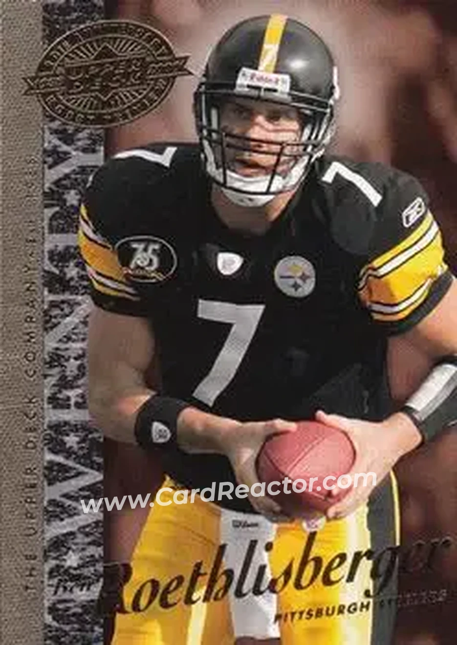 2008 Upper Deck 20th Anniversary #UD-19 - Ben Roethlisberger - Pittsburgh Steelers - Front