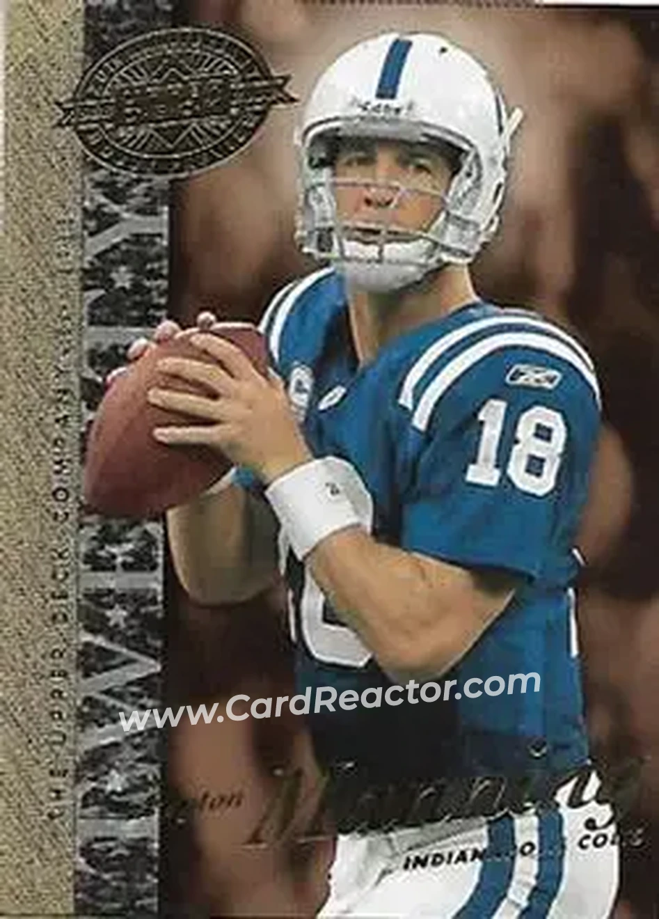 2008 Upper Deck 20th Anniversary #UD-21 - Peyton Manning - Indianapolis Colts - Front