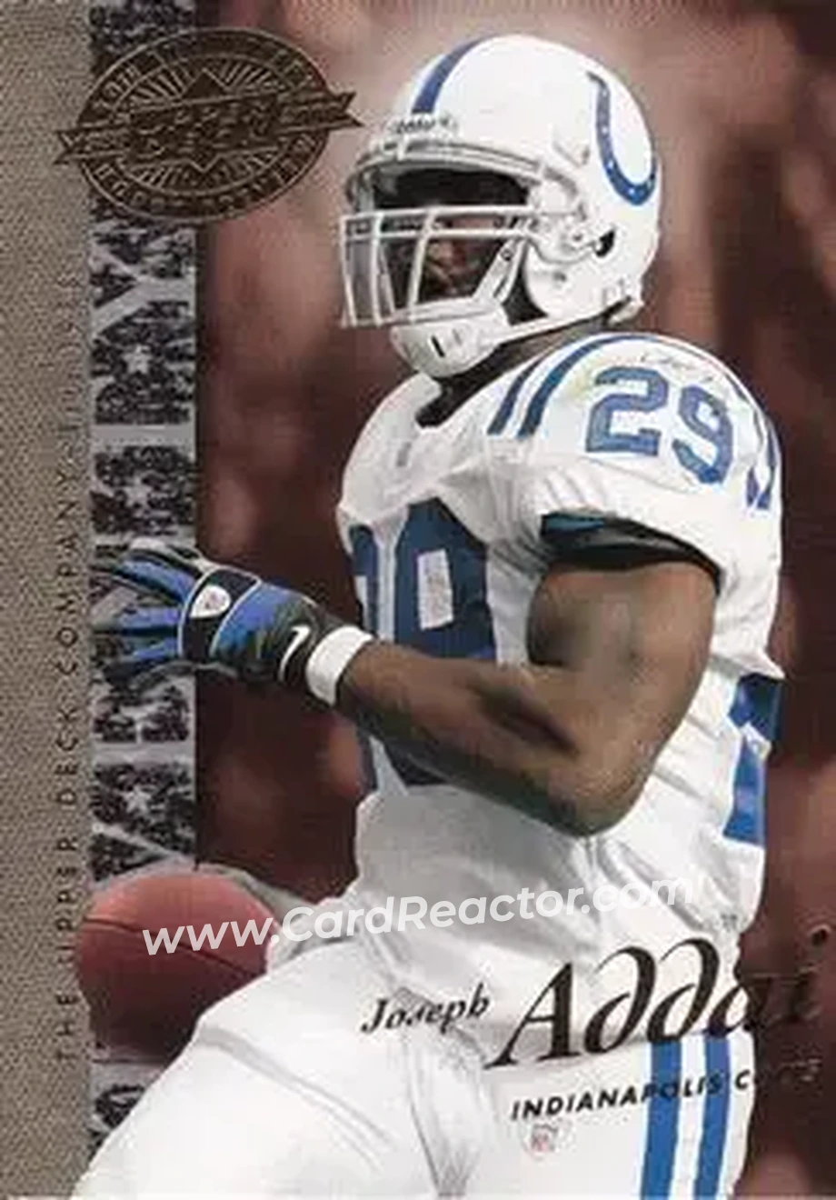 2008 Upper Deck 20th Anniversary #UD-27 - Joseph Addai - Indianapolis Colts - Front