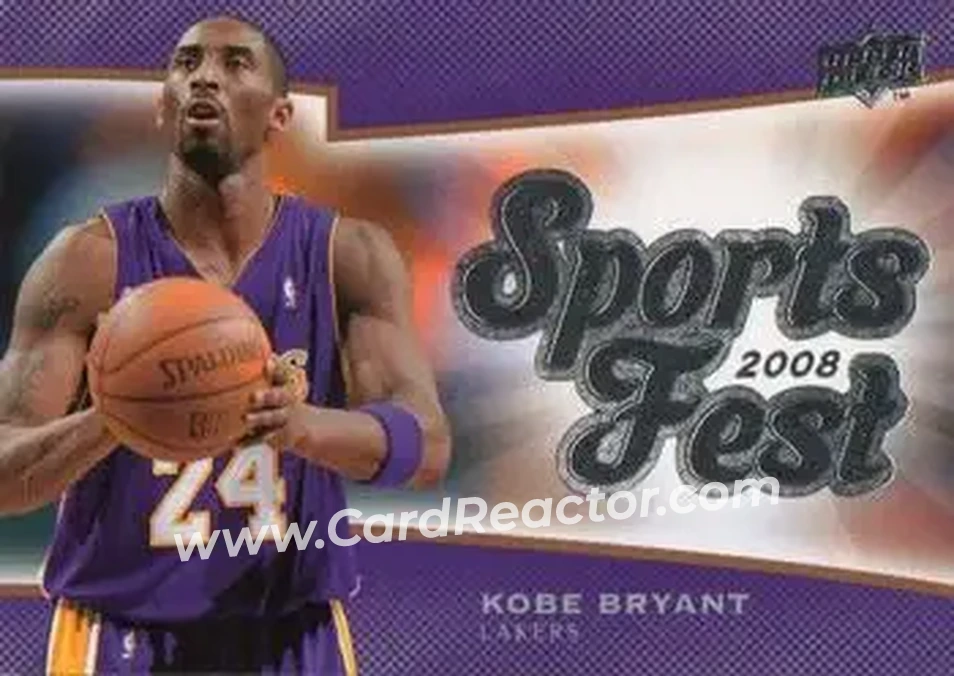 2008 Upper Deck SportsFest #SF-8 - Kobe Bryant - Los Angeles Lakers - Front