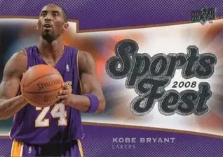 2008 Upper Deck SportsFest #SF-8 - Kobe Bryant - Los Angeles Lakers