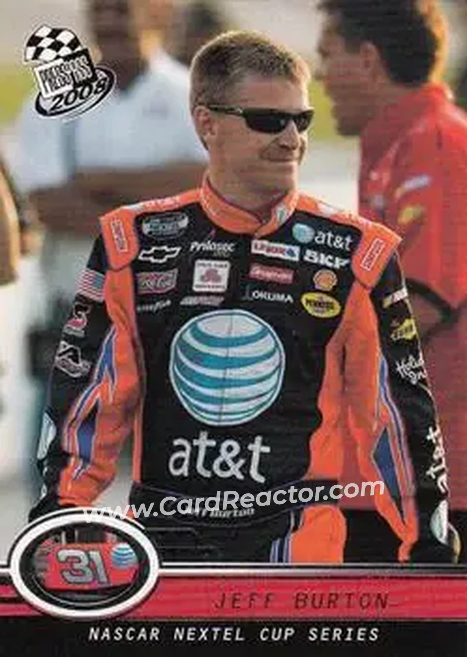 2008 Press Pass #7 - Jeff Burton - Richard Childress Racing - Front