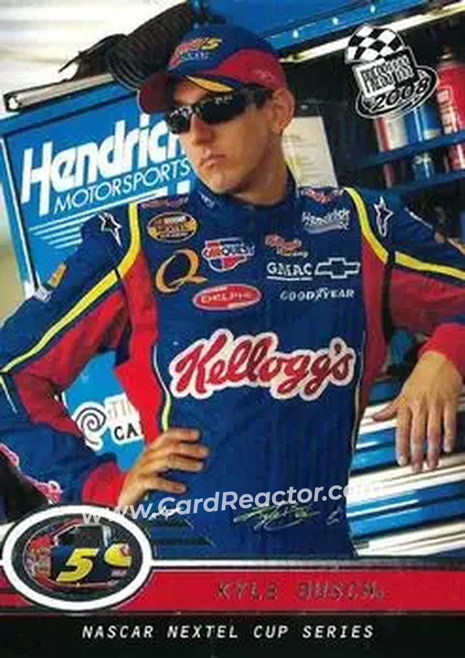 2008 Press Pass #8 - Kyle Busch - Hendrick Motorsports - Front