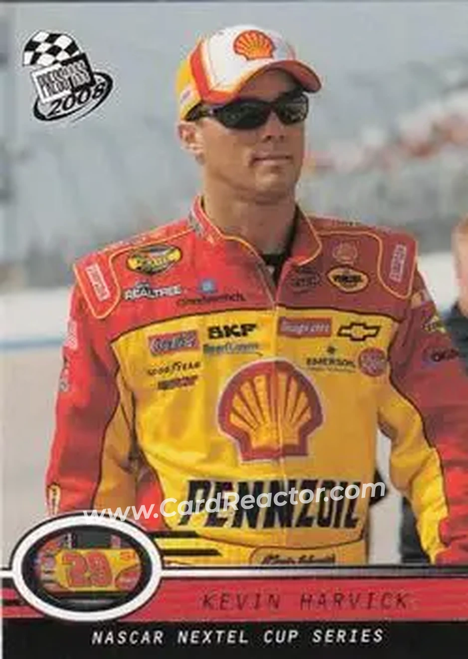 2008 Press Pass #10 - Kevin Harvick - Richard Childress Racing - Front