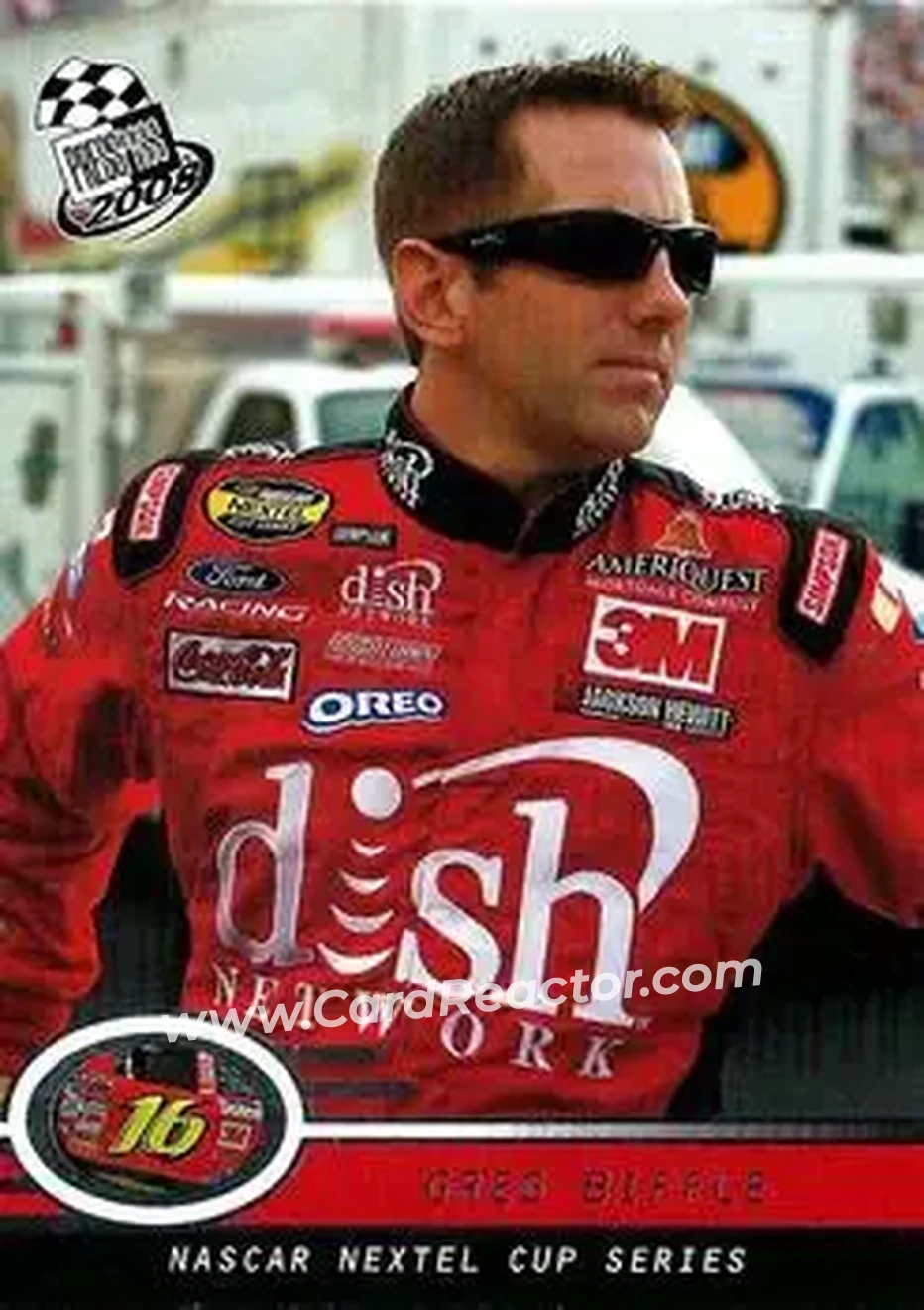 2008 Press Pass #15 - Greg Biffle - Roush Fenway Racing - Front
