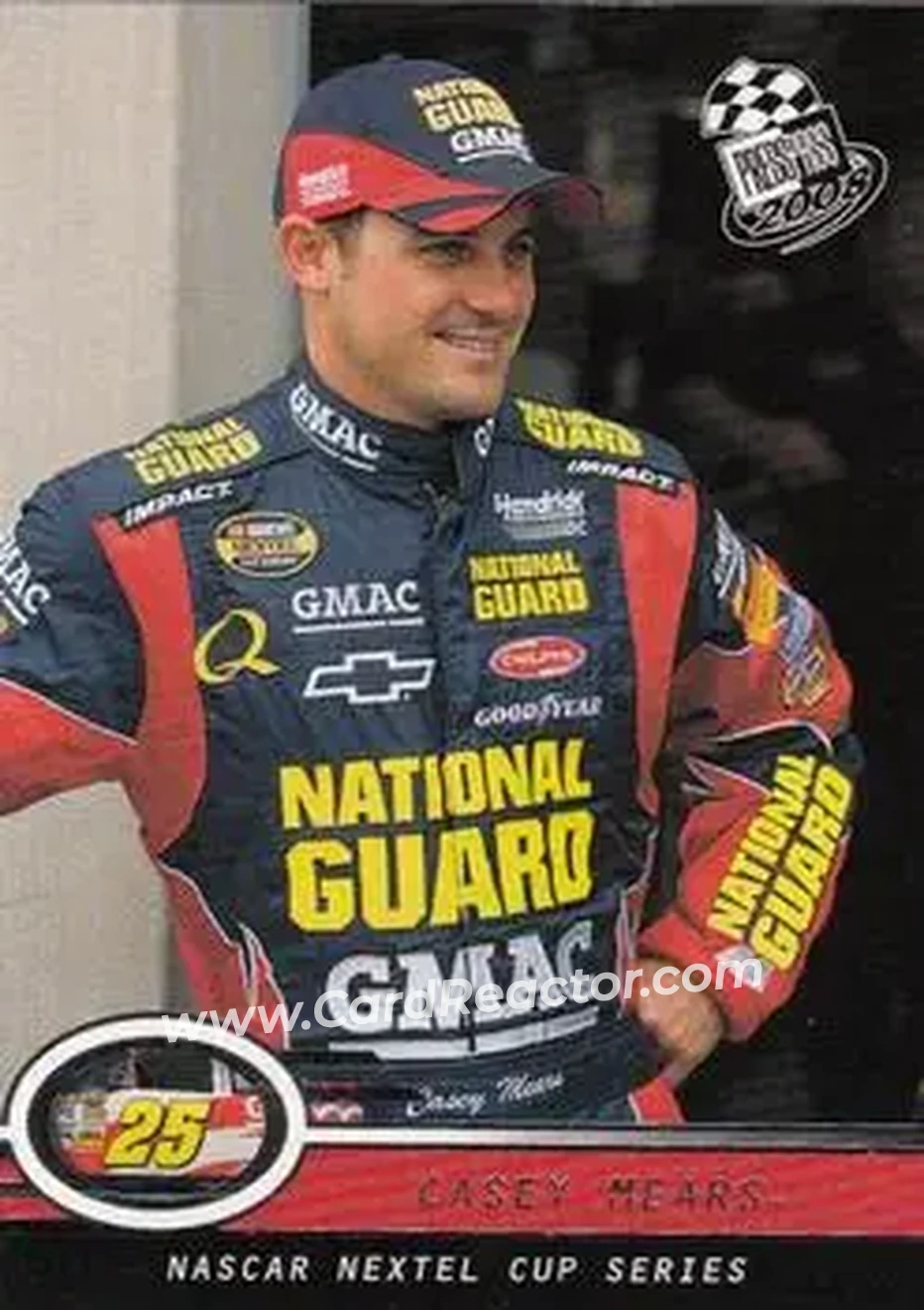 2008 Press Pass #16 - Casey Mears - Hendrick Motorsports - Front