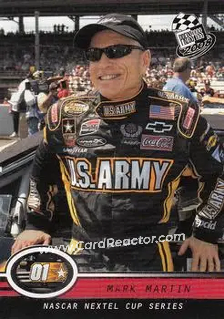 2008 Press Pass #21 - Mark Martin - Dale Earnhardt Inc. - Front