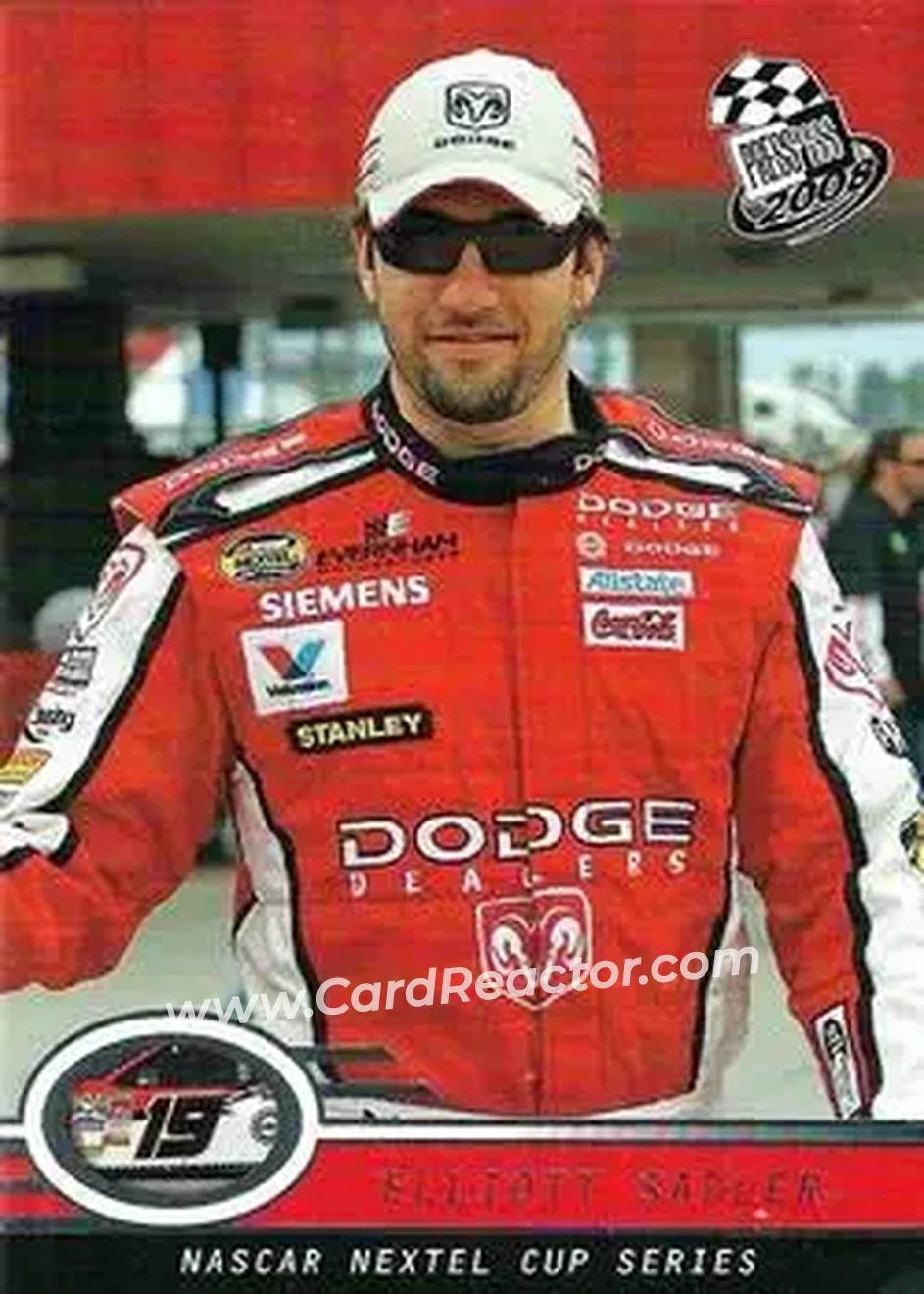 2008 Press Pass #24 - Elliott Sadler - Gillett Evernham Motorsports - Front