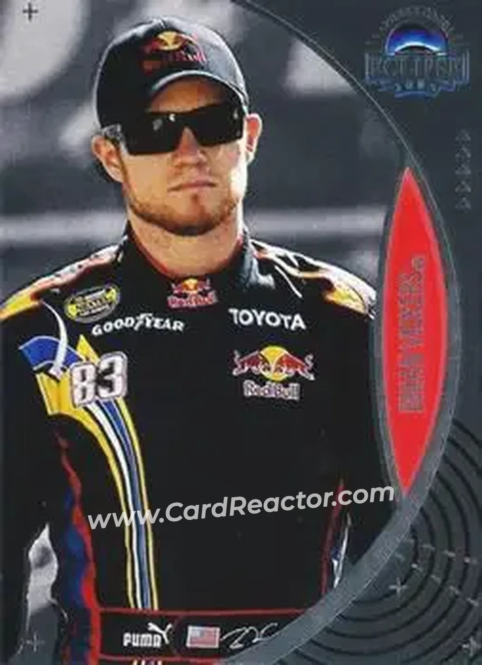 2008 Press Pass Eclipse #25 - Brian Vickers - Red Bull Racing Team - Front