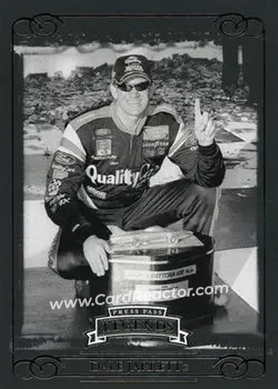 2008 Press Pass Legends #17 - Dale Jarrett - Robert Yates Racing - Front