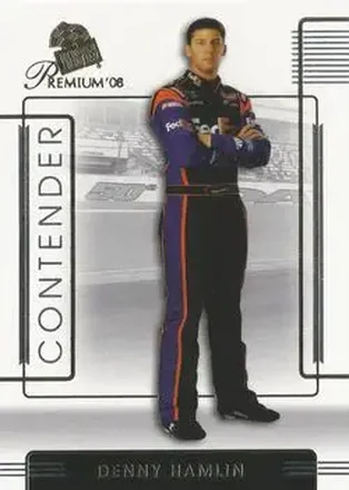 2008 Press Pass Premium #10 Denny Hamlin