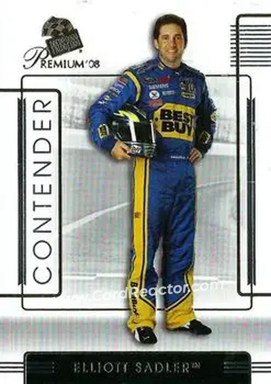 2008 Press Pass Premium #16 - Elliott Sadler - Gillett Evernham Motorsports - Front