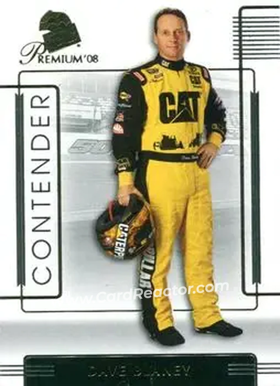 2008 Press Pass Premium #18 - Dave Blaney - Bill Davis Racing - Front
