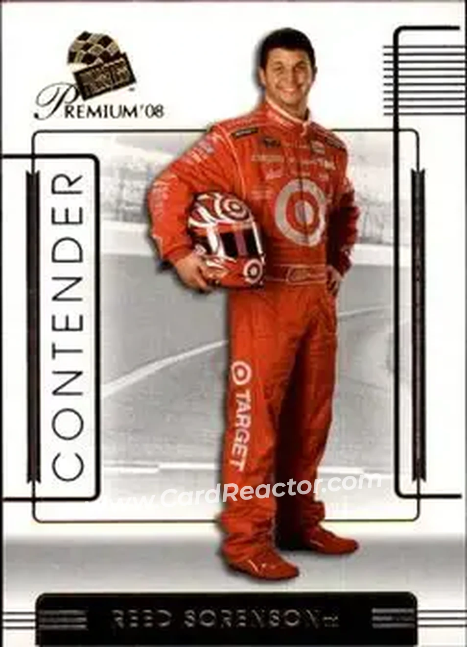 2008 Press Pass Premium #25 - Reed Sorenson - Chip Ganassi Racing with Felix Sabates - Front