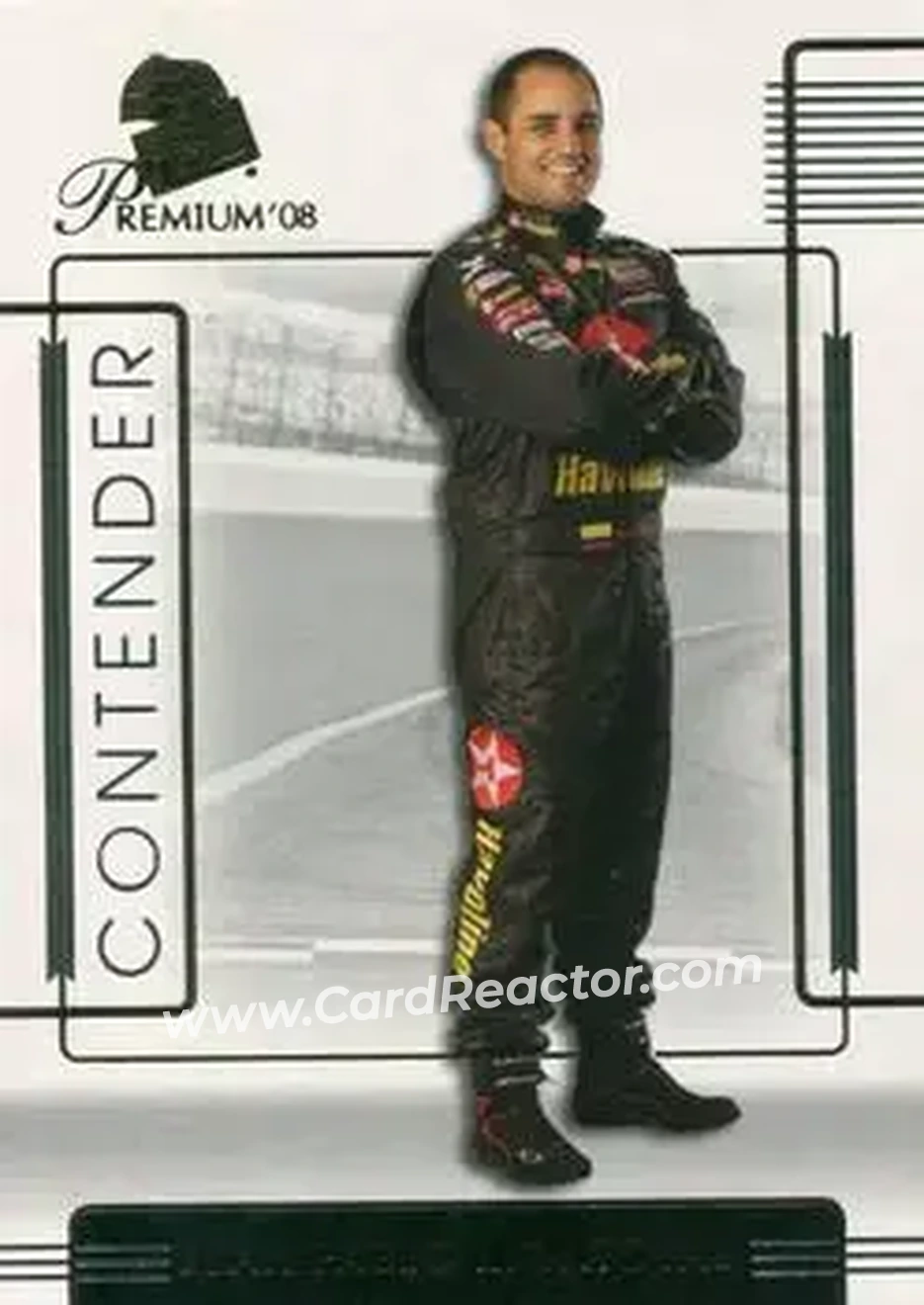 2008 Press Pass Premium #26 - Juan Pablo Montoya - Chip Ganassi Racing with Felix Sabates - Front