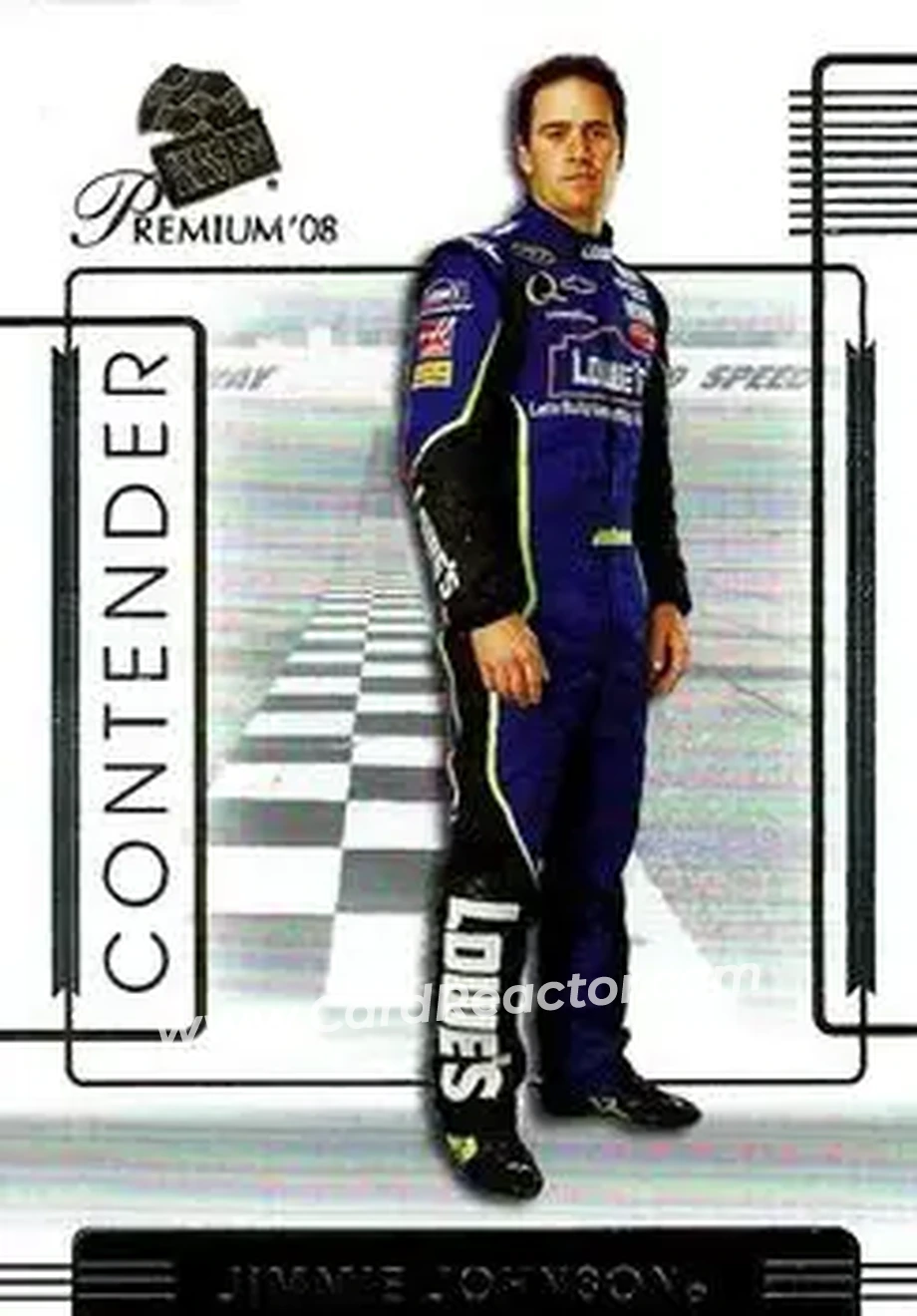 2008 Press Pass Premium #29 - Jimmie Johnson - Hendrick Motorsports - Front