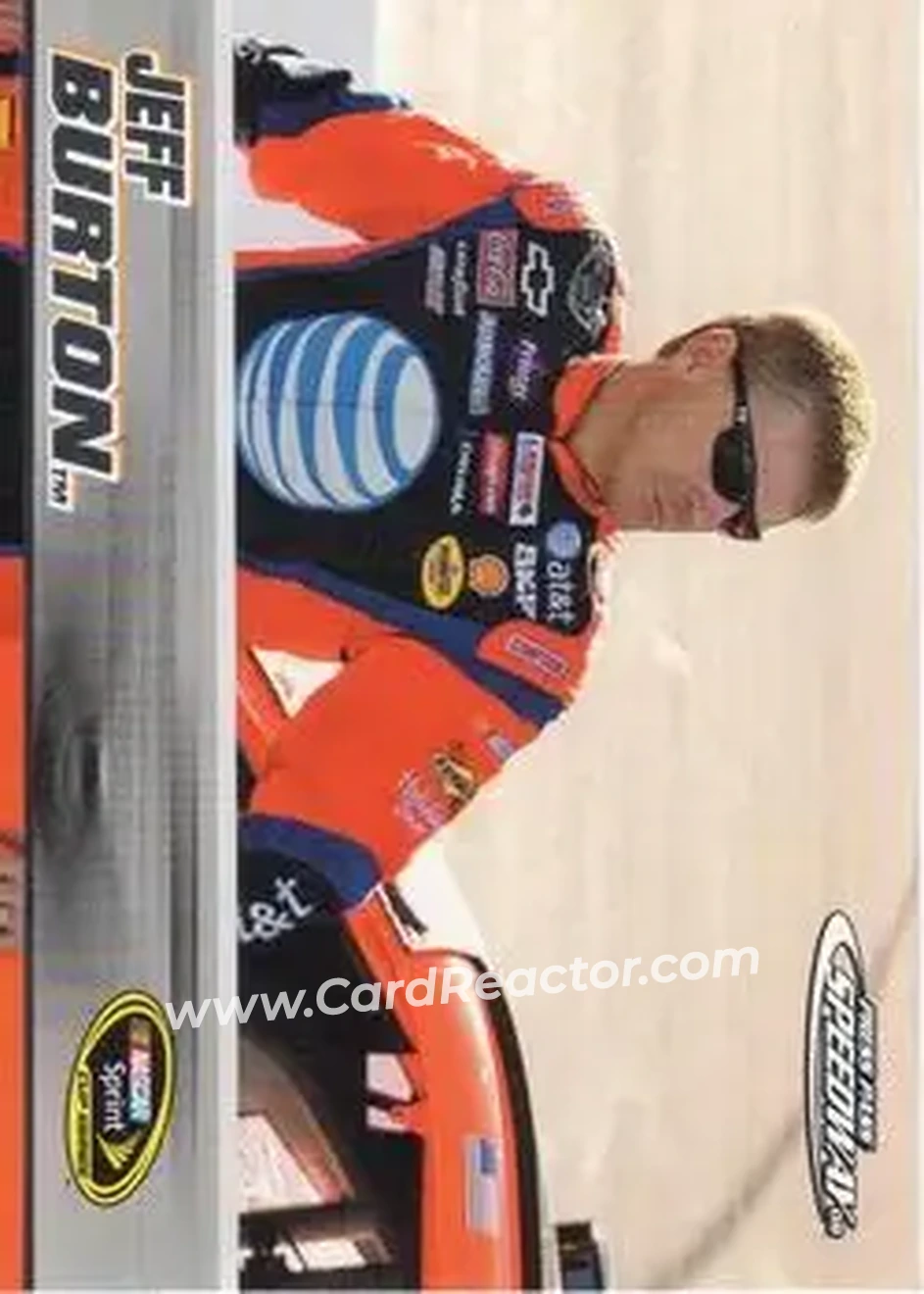 2008 Press Pass Speedway #3 - Jeff Burton - Richard Childress Racing - Front