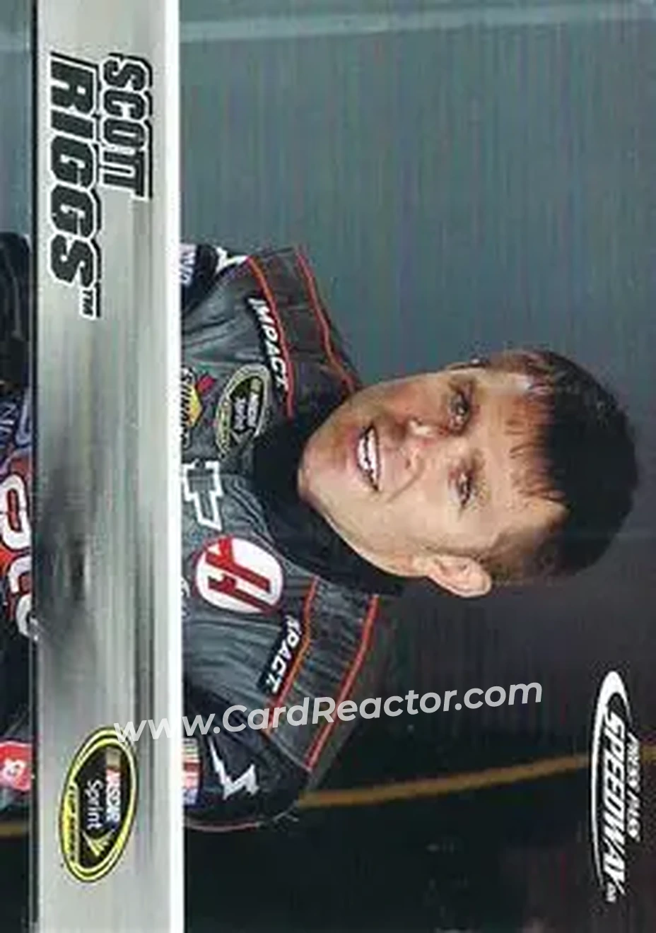 2008 Press Pass Speedway #10 - Scott Riggs - Haas CNC Racing - Front