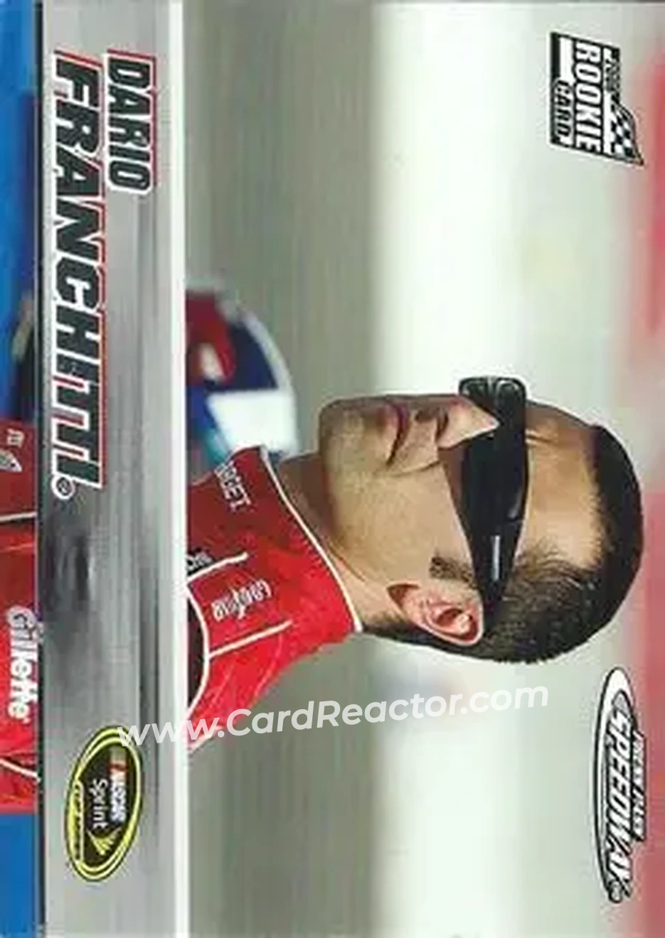 2008 Press Pass Speedway #14 - Dario Franchitti - Chip Ganassi Racing with Felix Sabates - Front