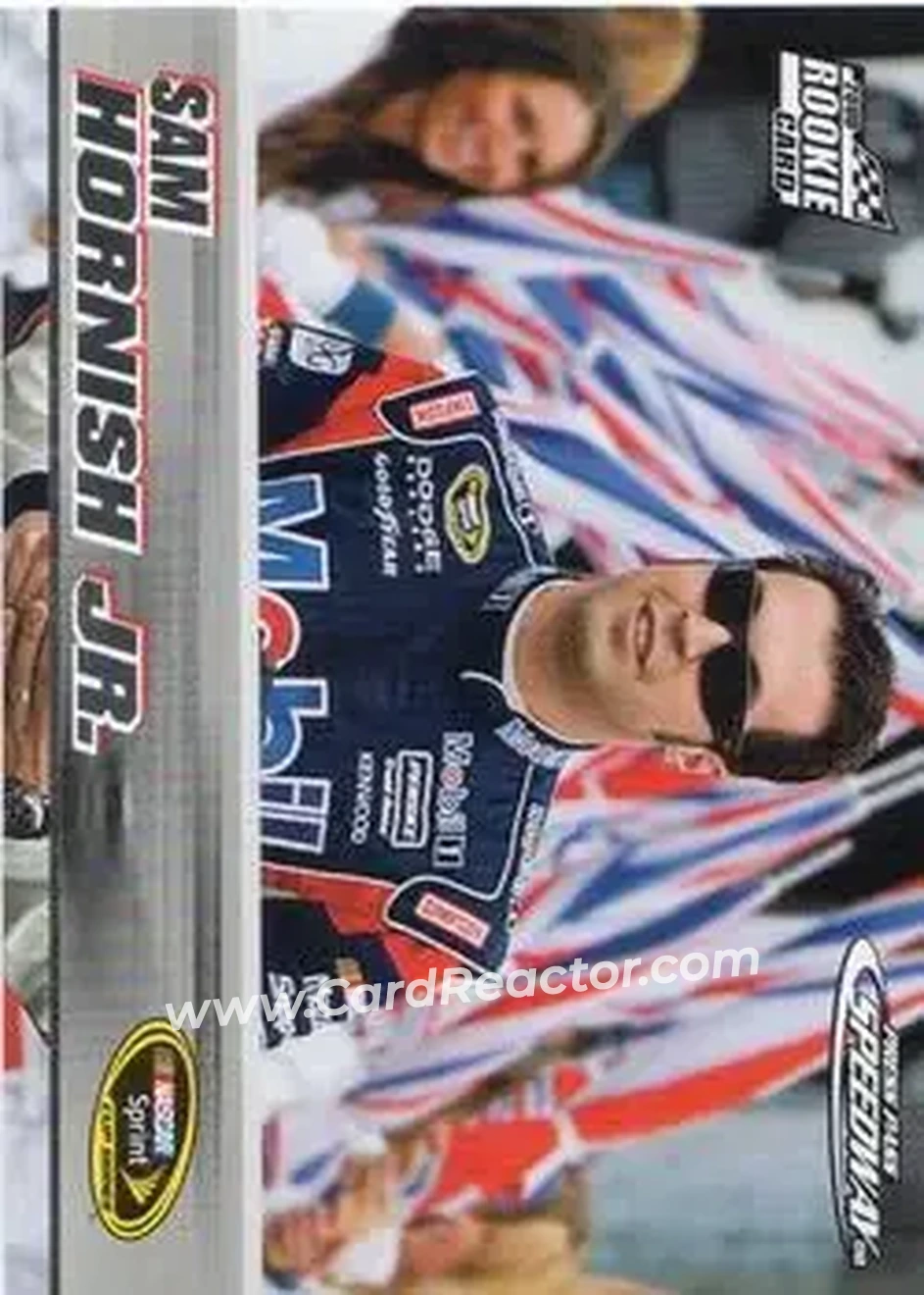 2008 Press Pass Speedway #15 - Sam Hornish Jr. - Penske Racing South - Front