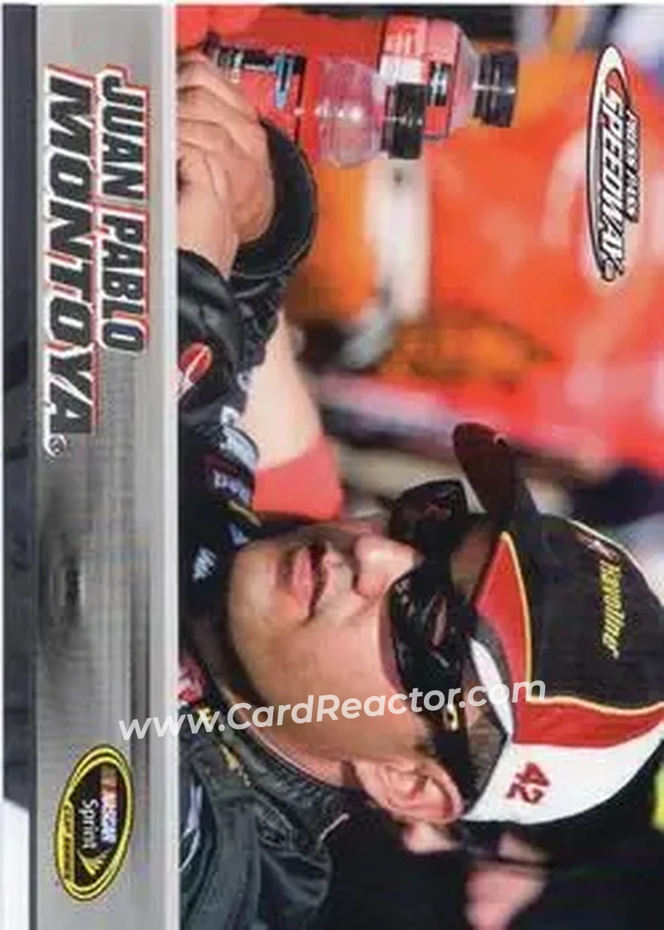 2008 Press Pass Speedway #18 - Juan Pablo Montoya - Chip Ganassi Racing with Felix Sabates - Front