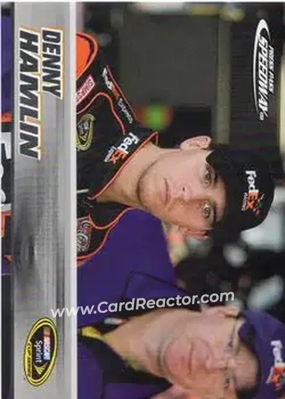 2008 Press Pass Speedway #30 - Denny Hamlin - Joe Gibbs Racing - Front