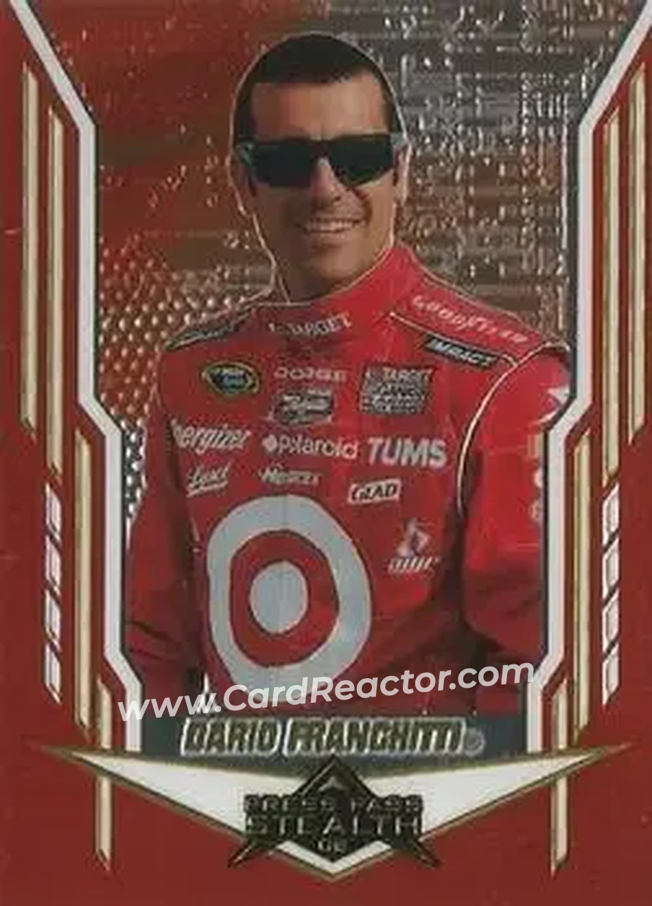 2008 Press Pass Stealth #10 - Dario Franchitti - Chip Ganassi Racing with Felix Sabates - Front