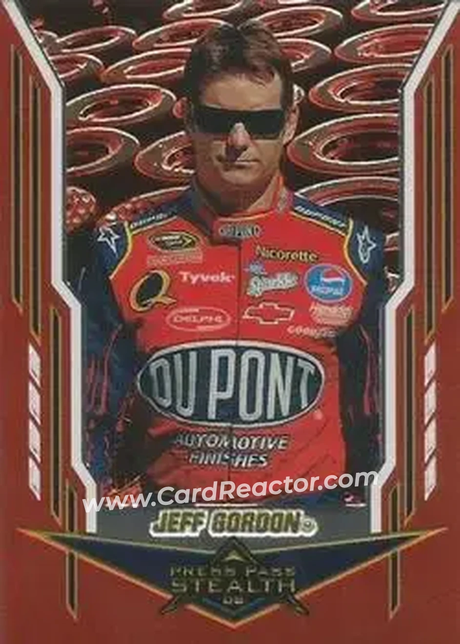 2008 Press Pass Stealth #11b - Jeff Gordon - Hendrick Motorsports - Front