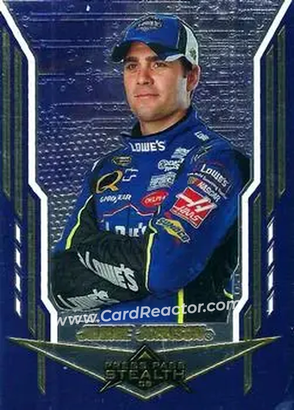 2008 Press Pass Stealth #16 - Jimmie Johnson - Hendrick Motorsports - Front