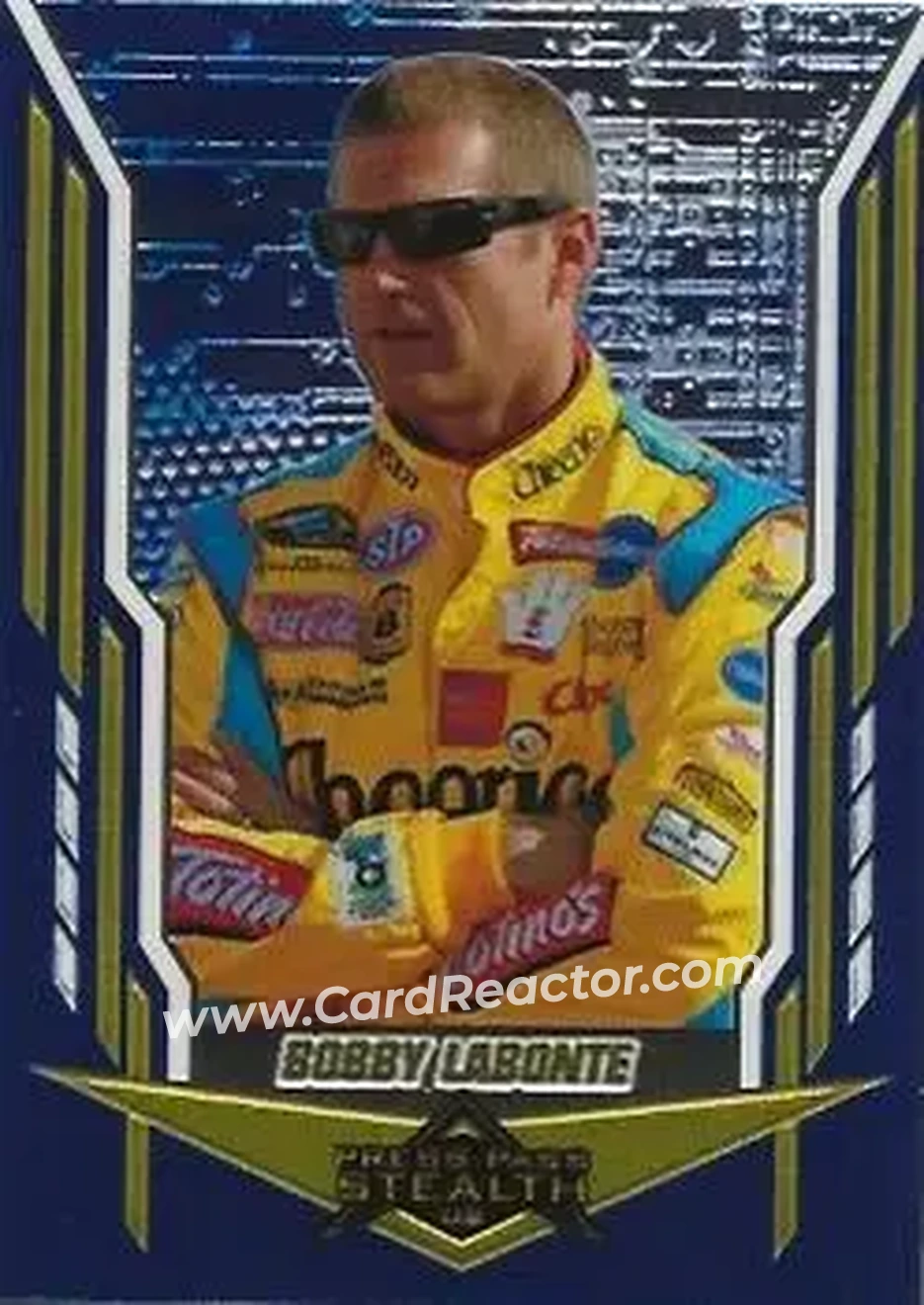 2008 Press Pass Stealth #20 - Bobby Labonte - Petty Enterprises - Front
